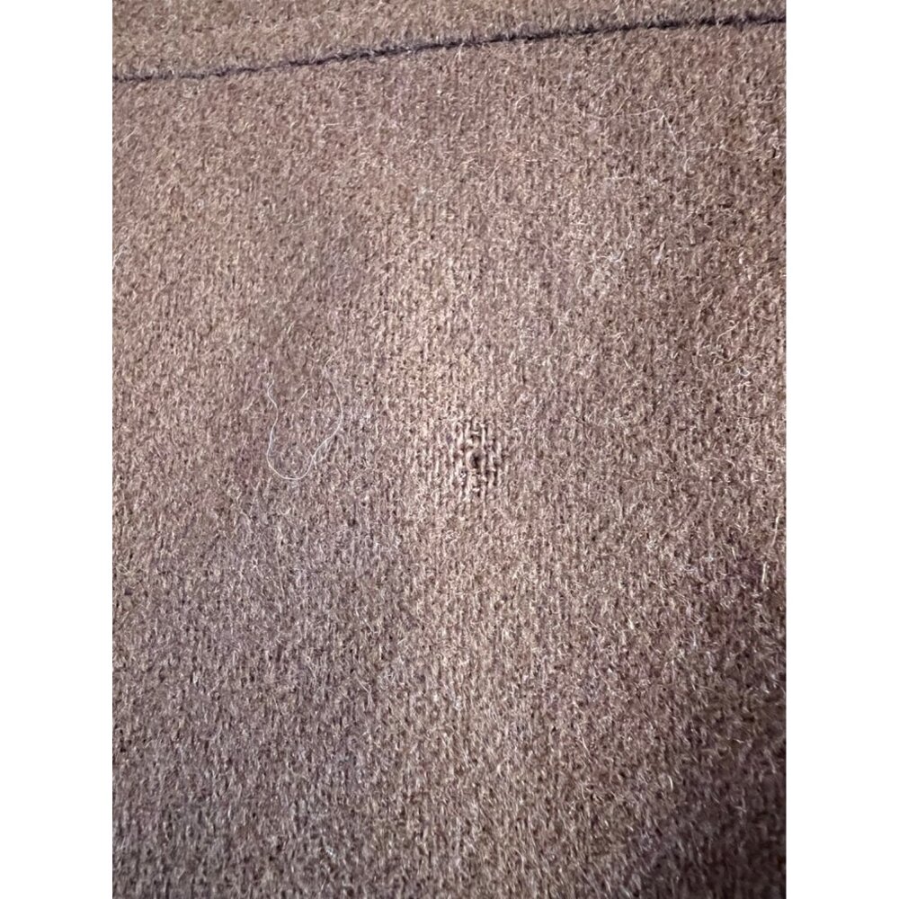 Vintage Fundamental Things Brown Button Front Wool Shacket Blazer Jacket 10 90's - Picture 9 of 12